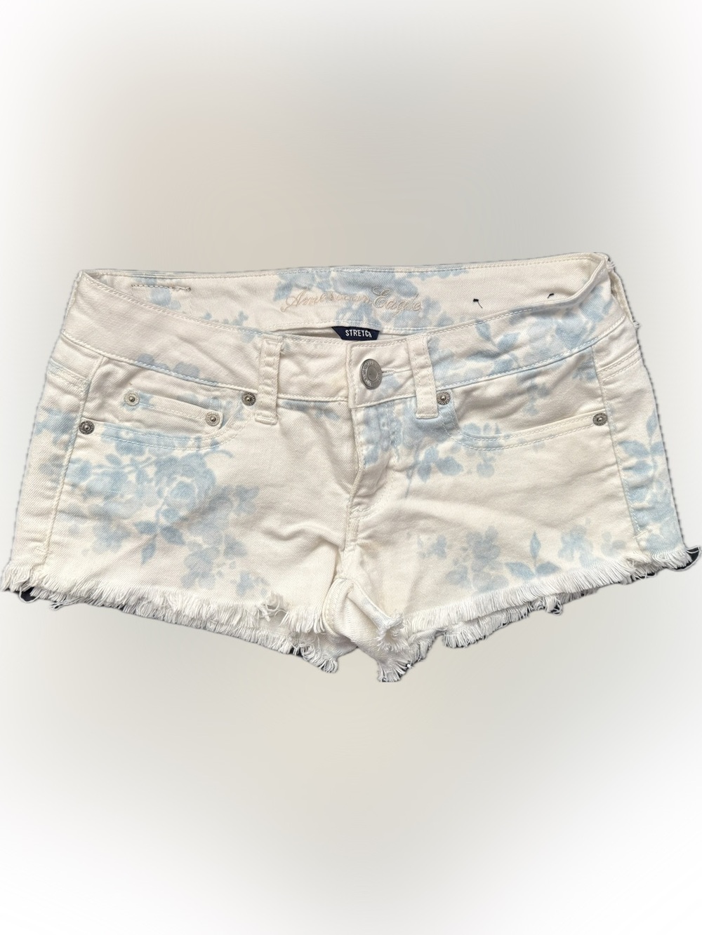 American Eagle Vintage Floral Women’s Low Rise Denim Shorts